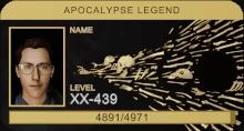 Apocalypse Legend animated ID card